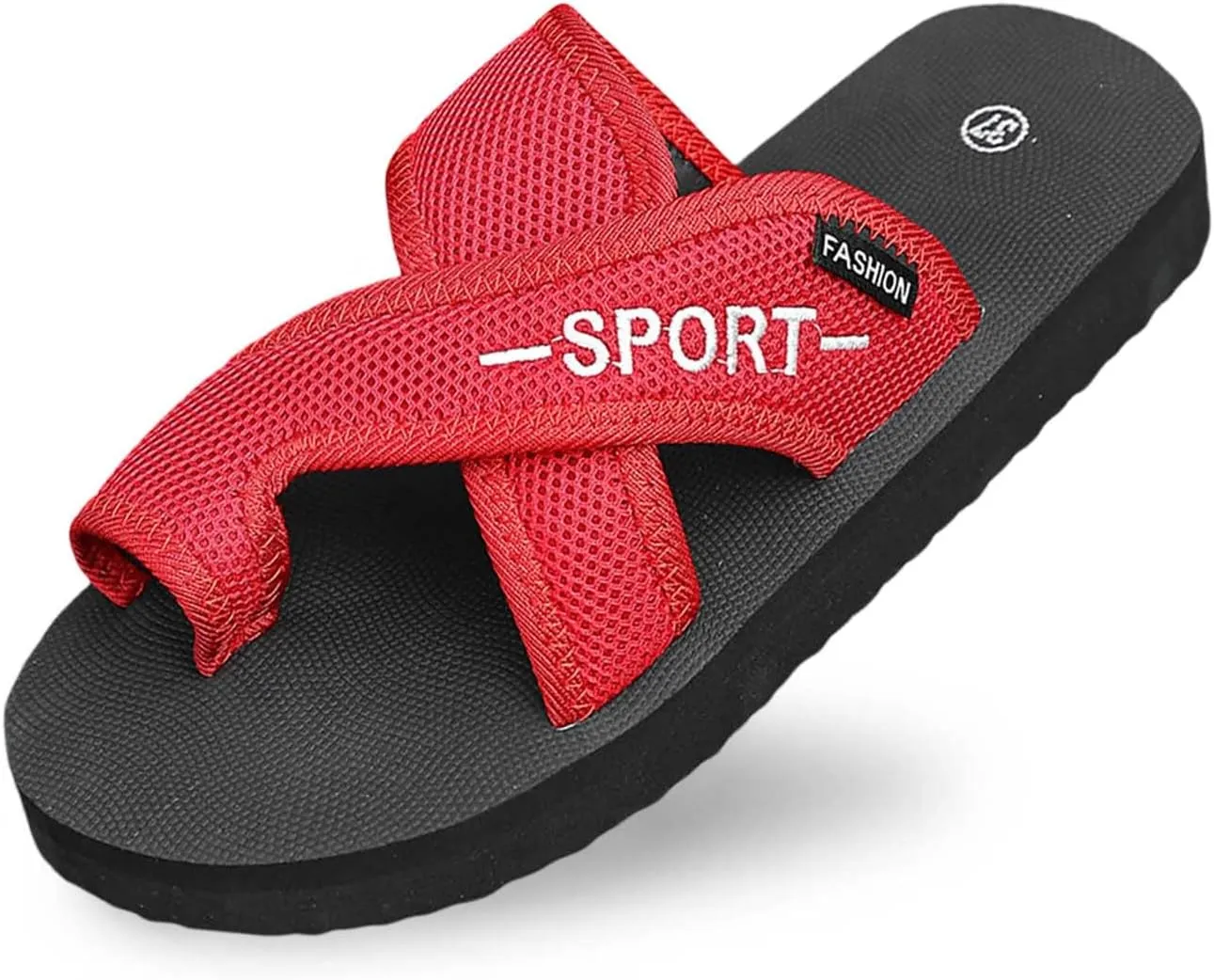 Women's Sandals Breathable Mesh Sandals Hollow Mesh Slide Sandals Outdoor Orthopedic Slippers Cross Strap Slippers