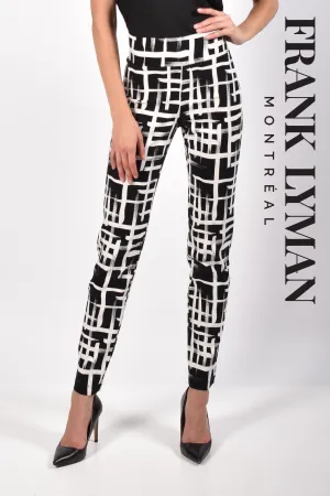 Woven Pant, Style 216388 Color Black-Off-White
