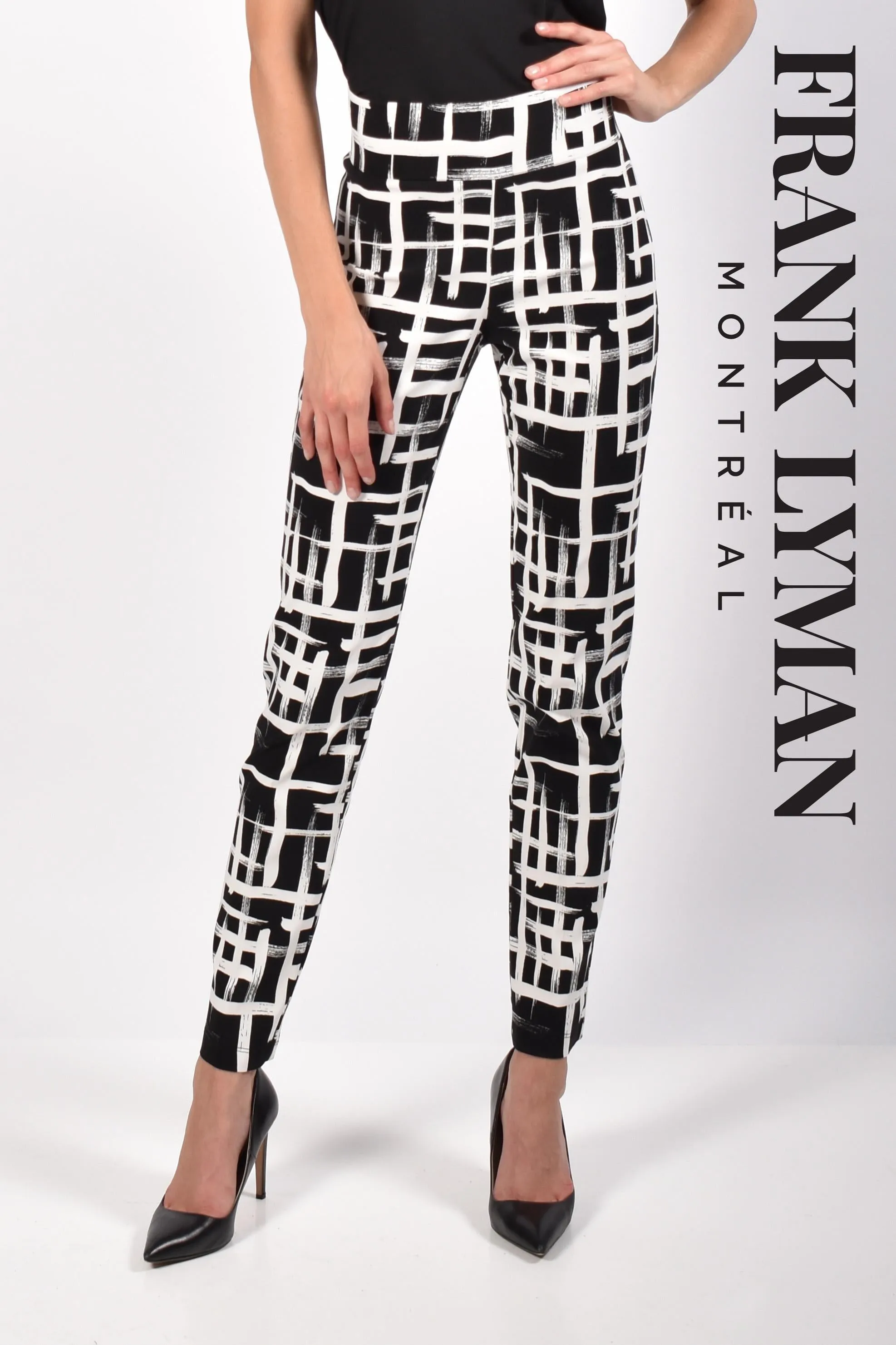 Woven Pant, Style 216388 Color Black-Off-White